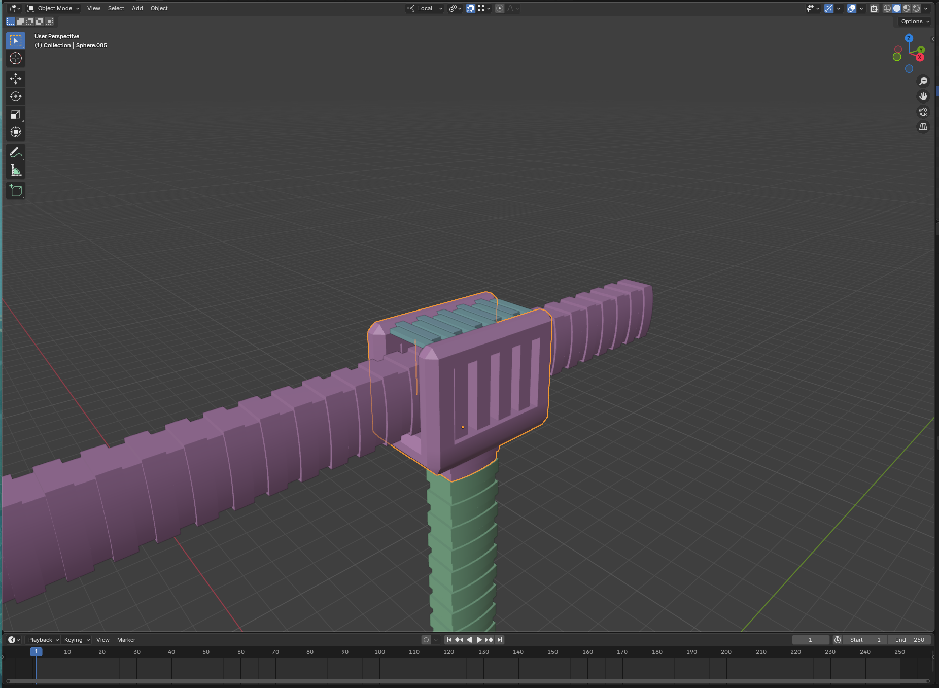 A close up on an arm with a radiator on the end, the radiator wraps around another arm to warm it up