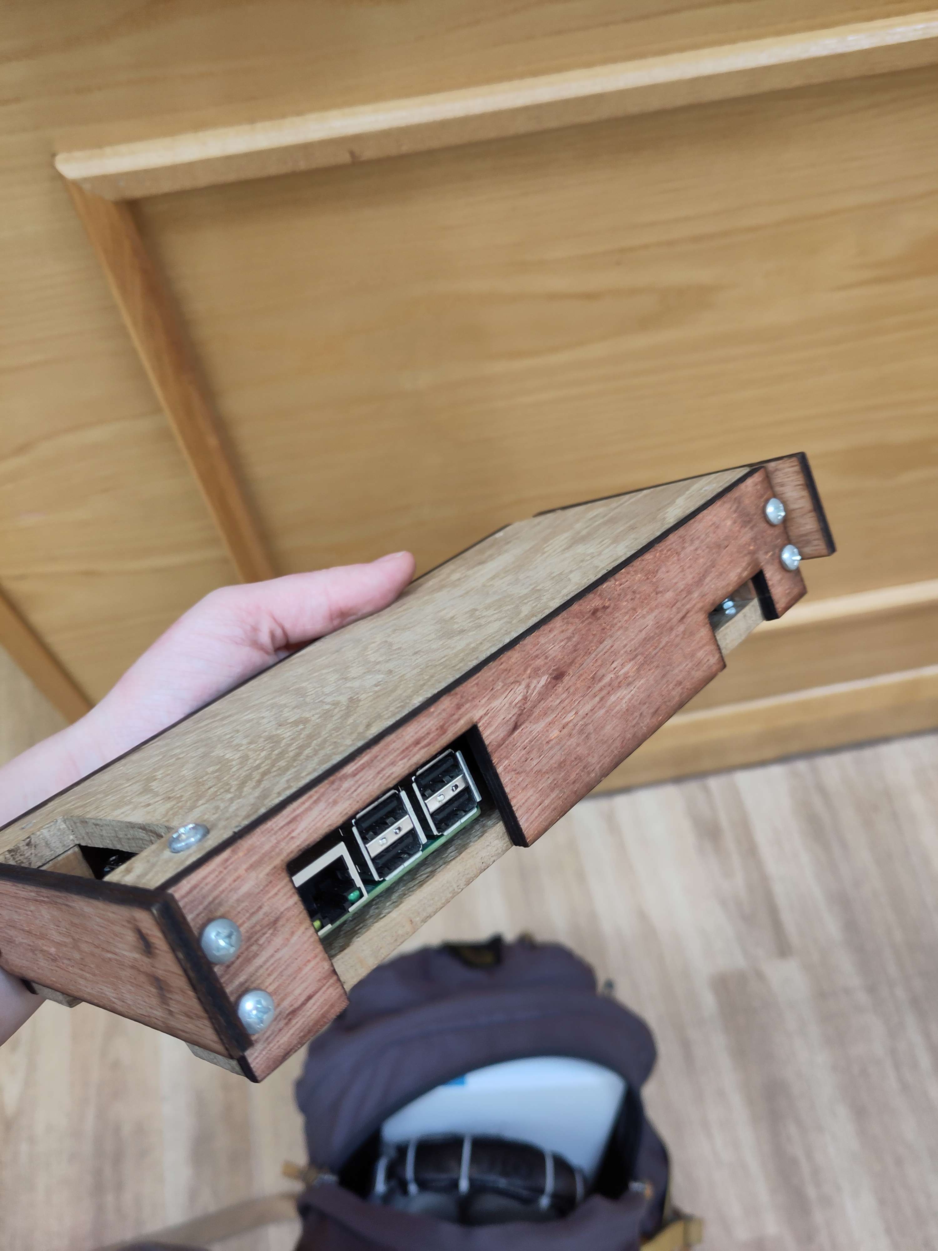 A wooden case for my computer